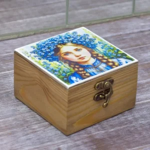 Шкатулка "Синяя девица"