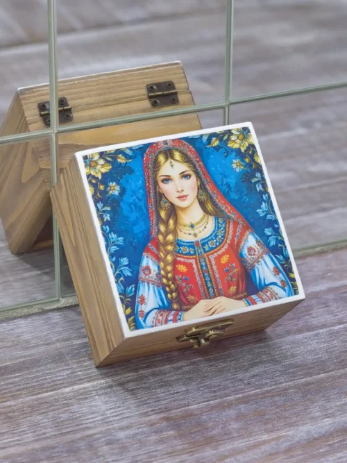 Шкатулка "Красная девица"